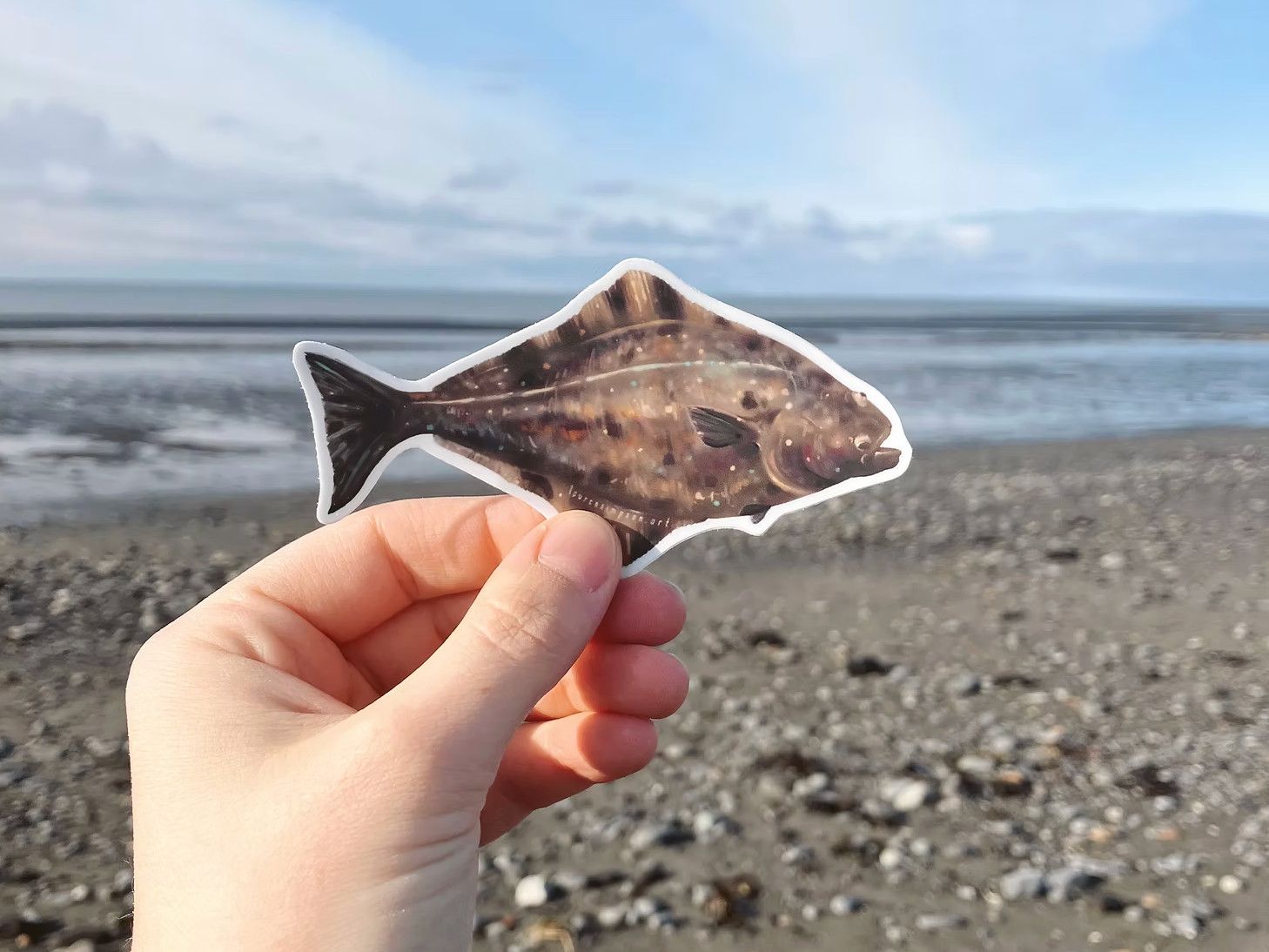 Lauren Simpson Stickers Halibut