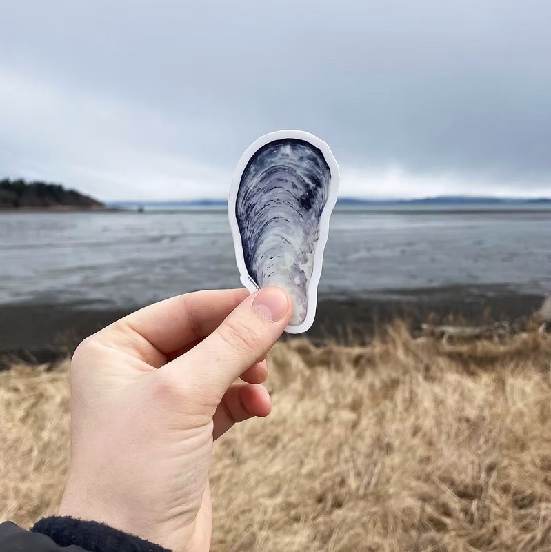 Lauren Simpson Stickers Mussel
