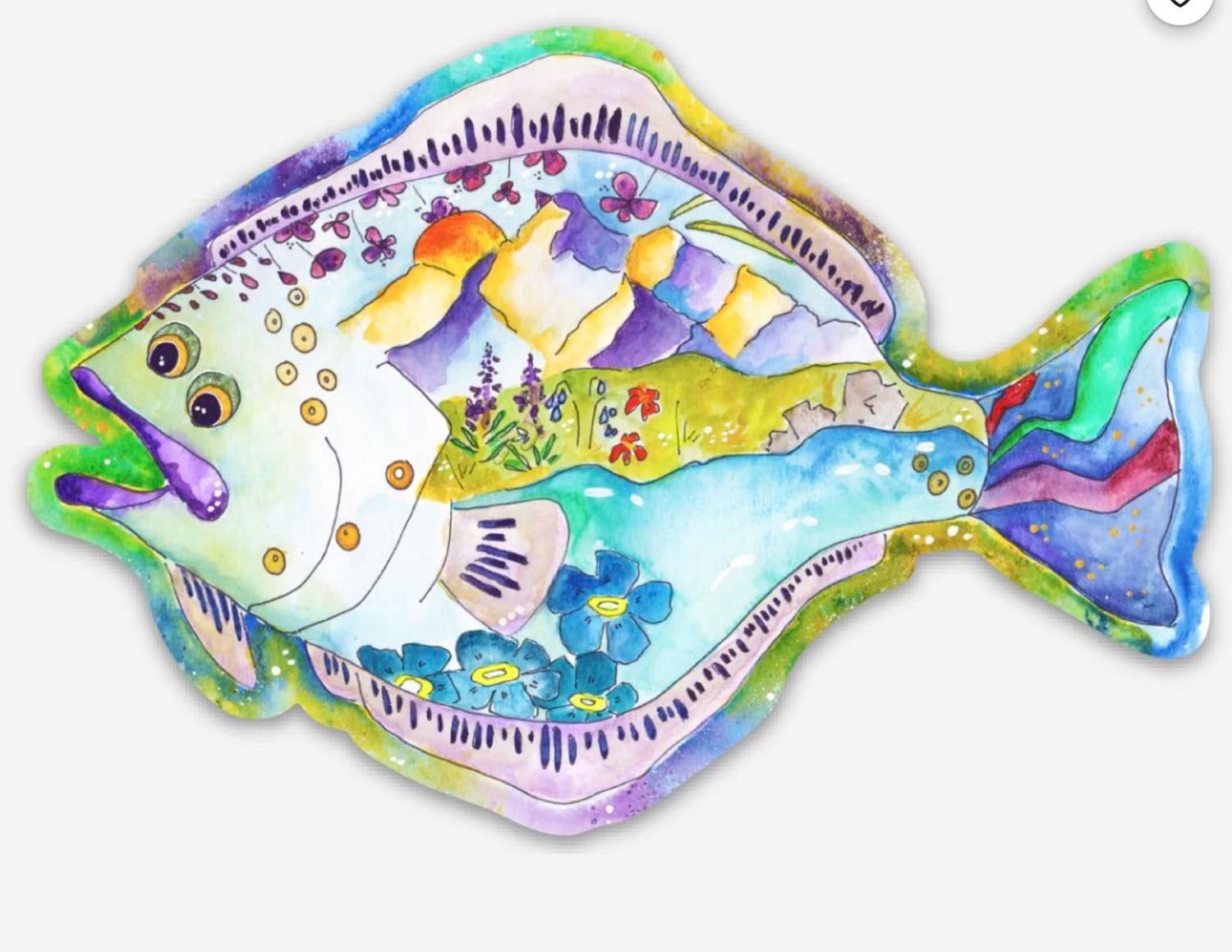 Seabolt Stickers Alaska Halibut