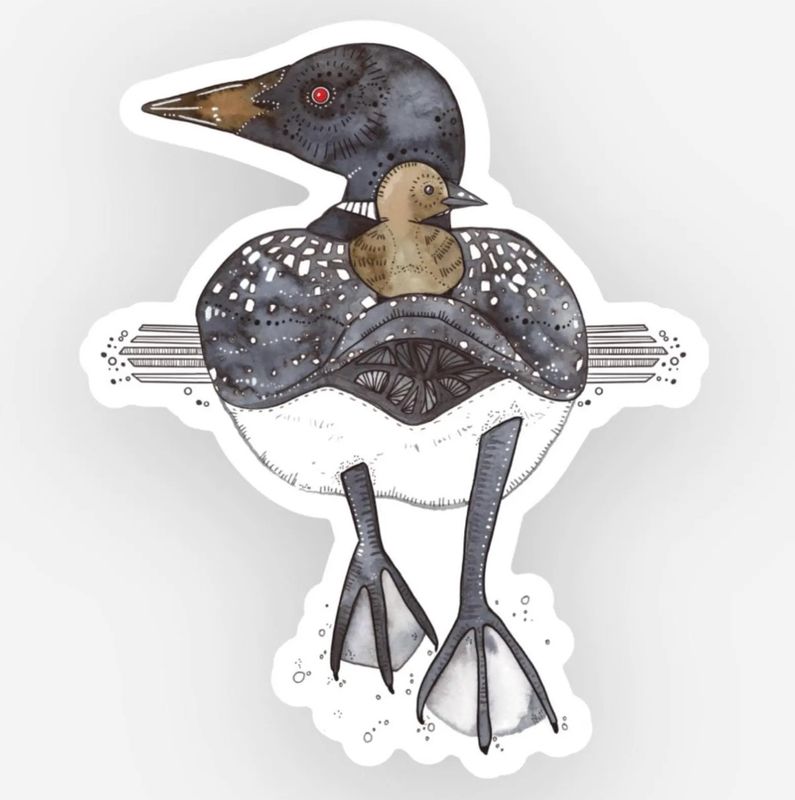 Seabolt Stickers Loon Mama