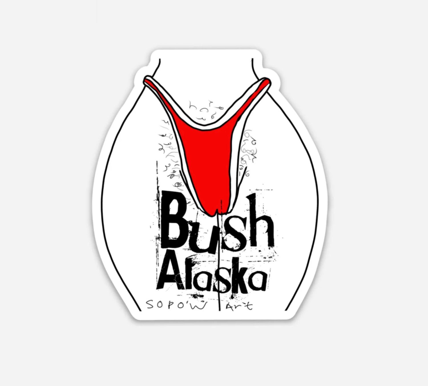 Sopow Art Stickers Bush AK