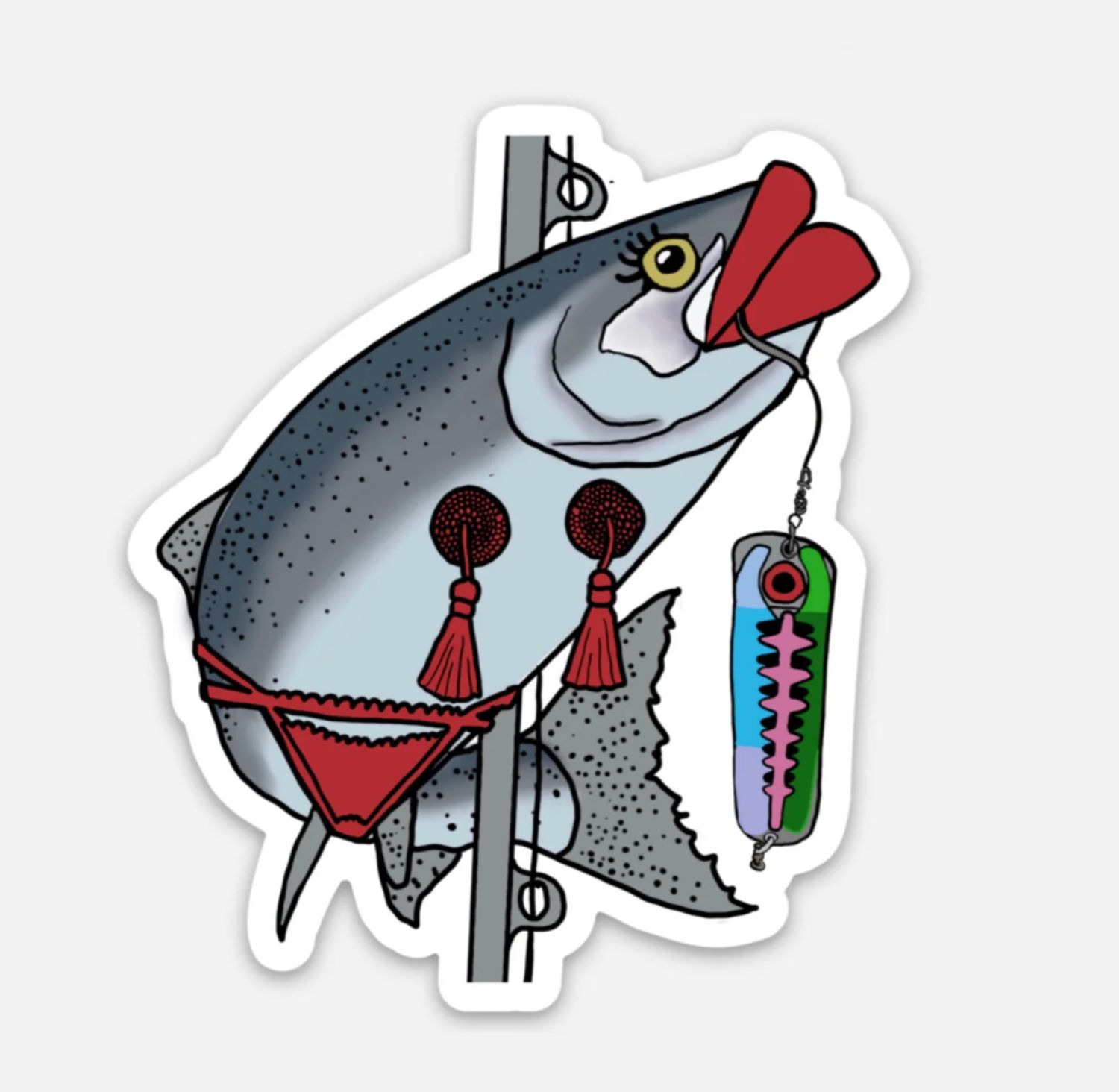 Sopow Art Stickers Pole Dancer