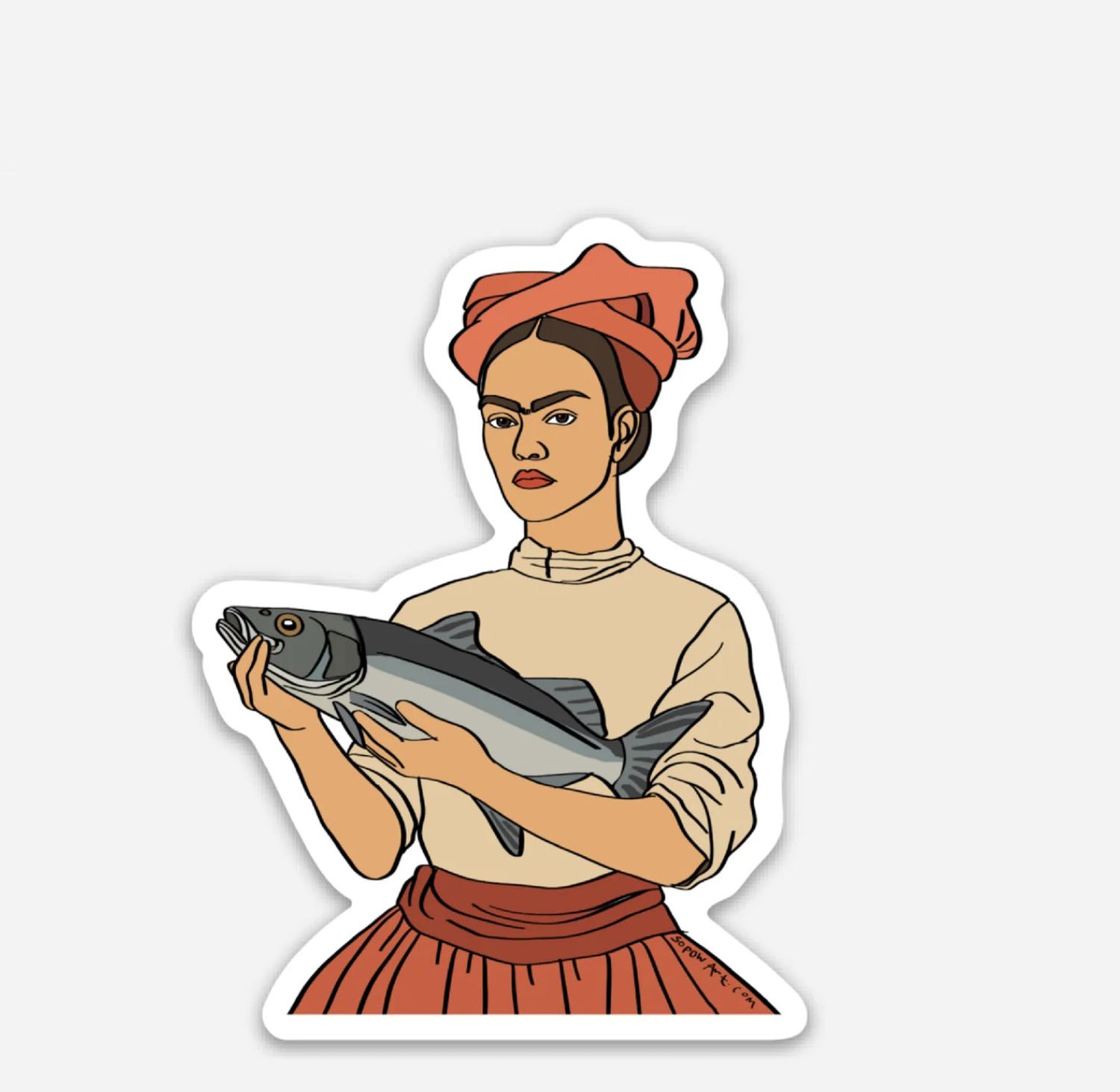 Sopow Art Stickers Frida