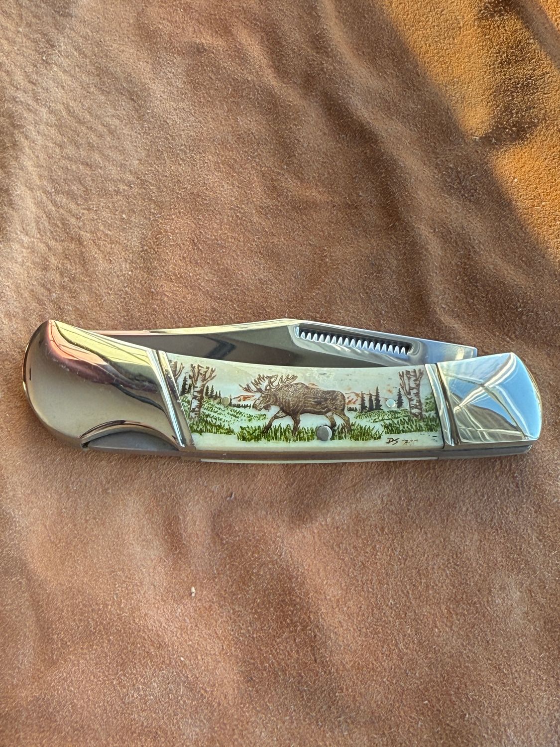 3.75" Lock Back (Color) KN192C Moose