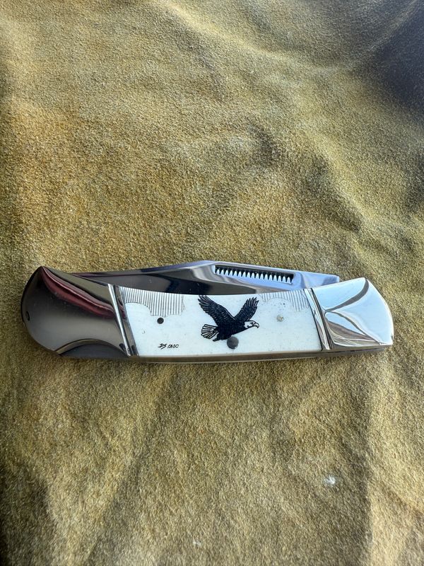 3.75" Lock Back (Black)  Flying Eagle