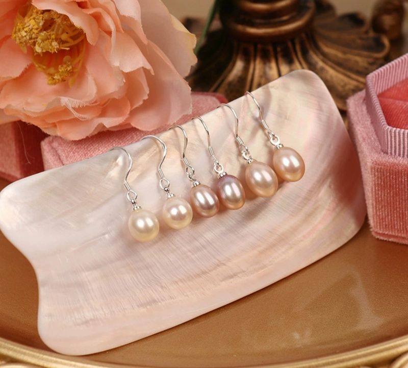 Perlitas Rosas Y PLATA 925