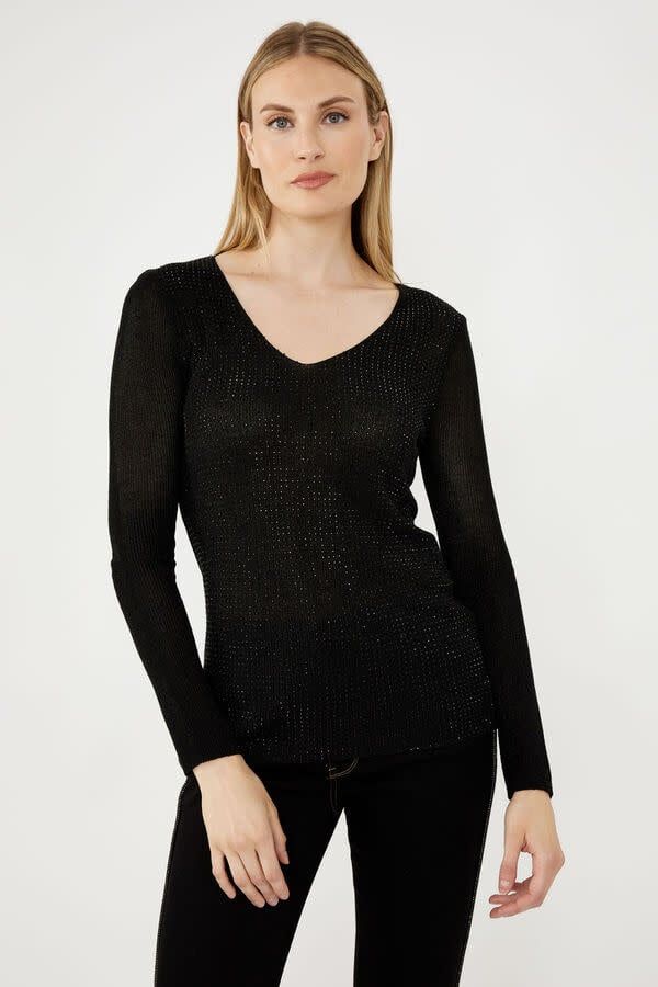 Shimmer Knit Top