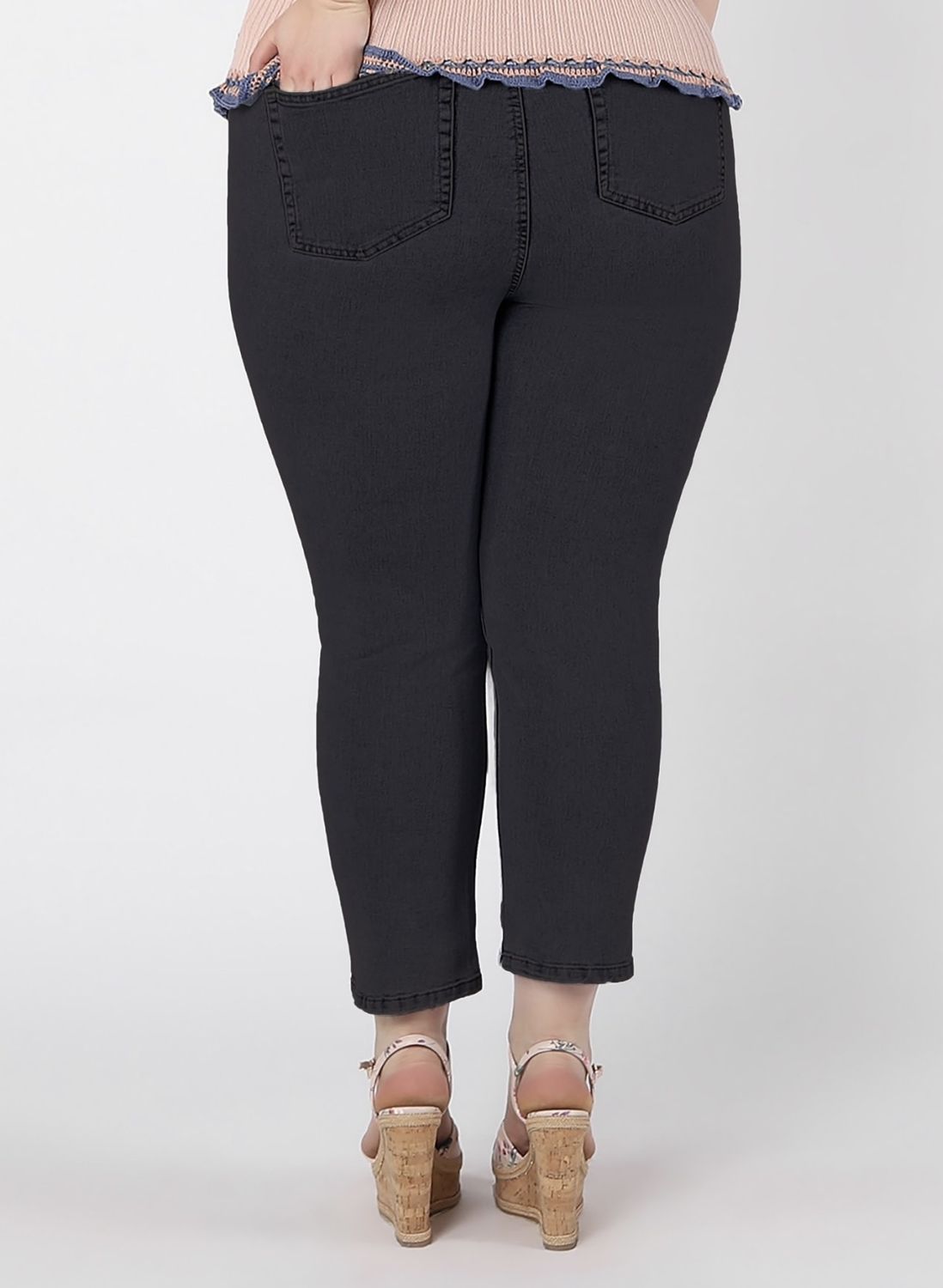 High Rise Straight Leg Jean