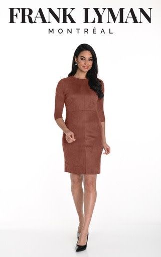 Faux Suede Dress