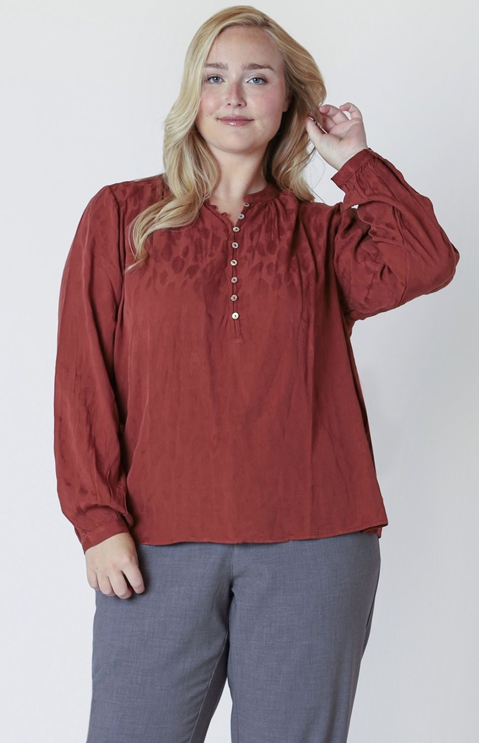 Jacquard Blouse
