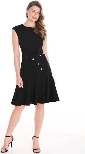 LBD with Gold Buttons