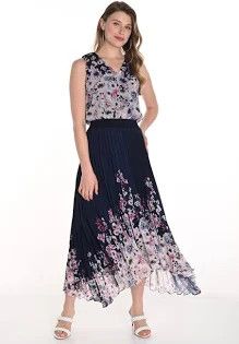 Floral Pleated Dress