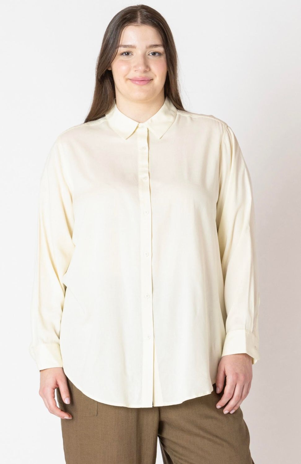 Long Sleeve Button Up Blouse