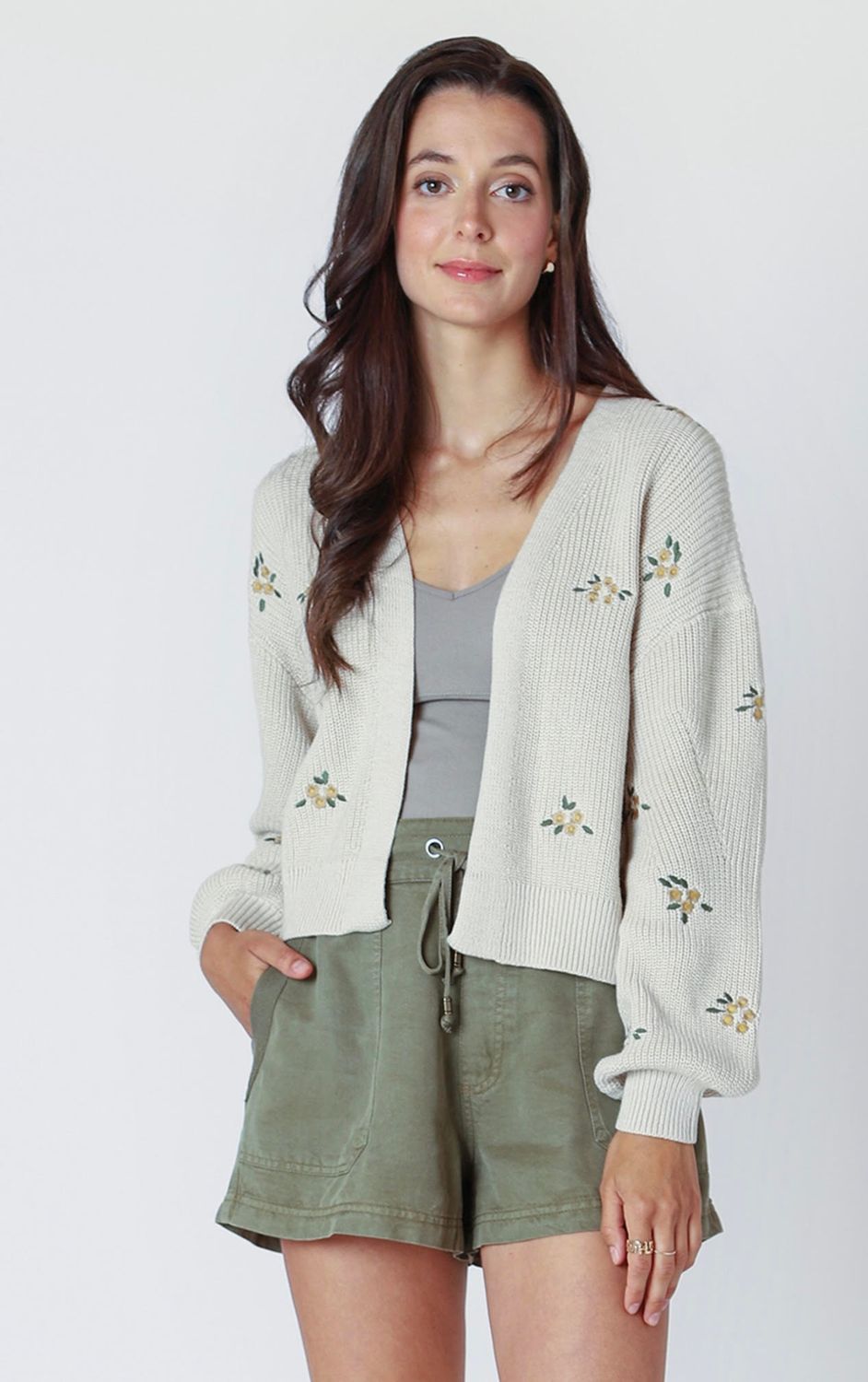 Embroidered Cardigan