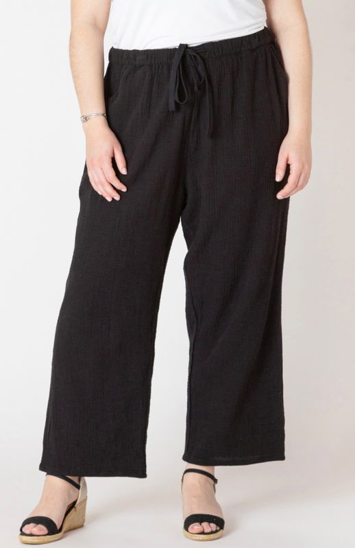 Pull On Textured Pant