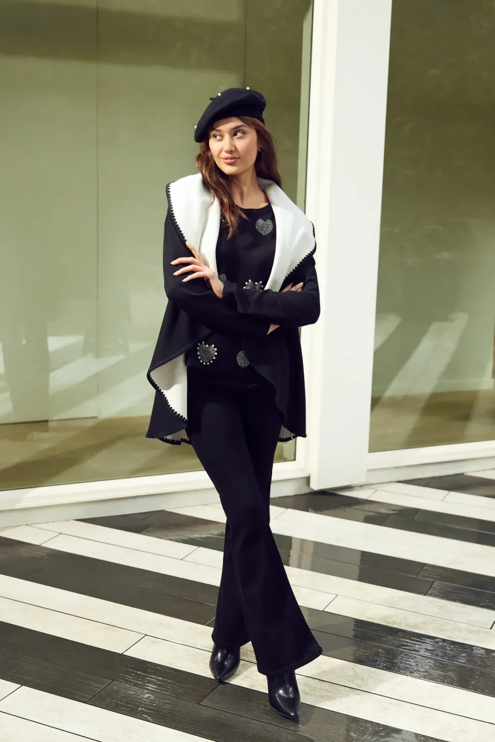 Cowl Neck Jacket