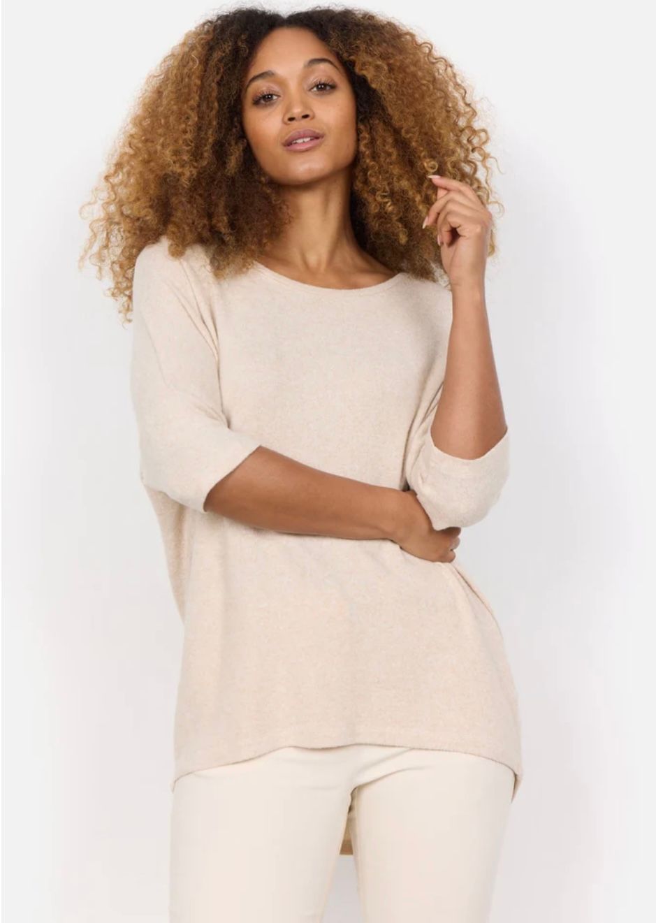 Biara 96 3/4 Sleeve Top