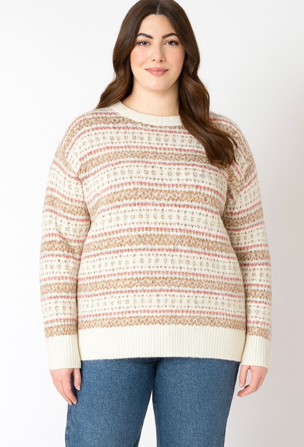 Oversized Patterned Sweater