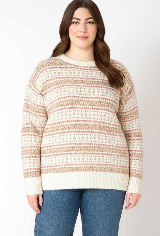 Oversized Patterned Sweater