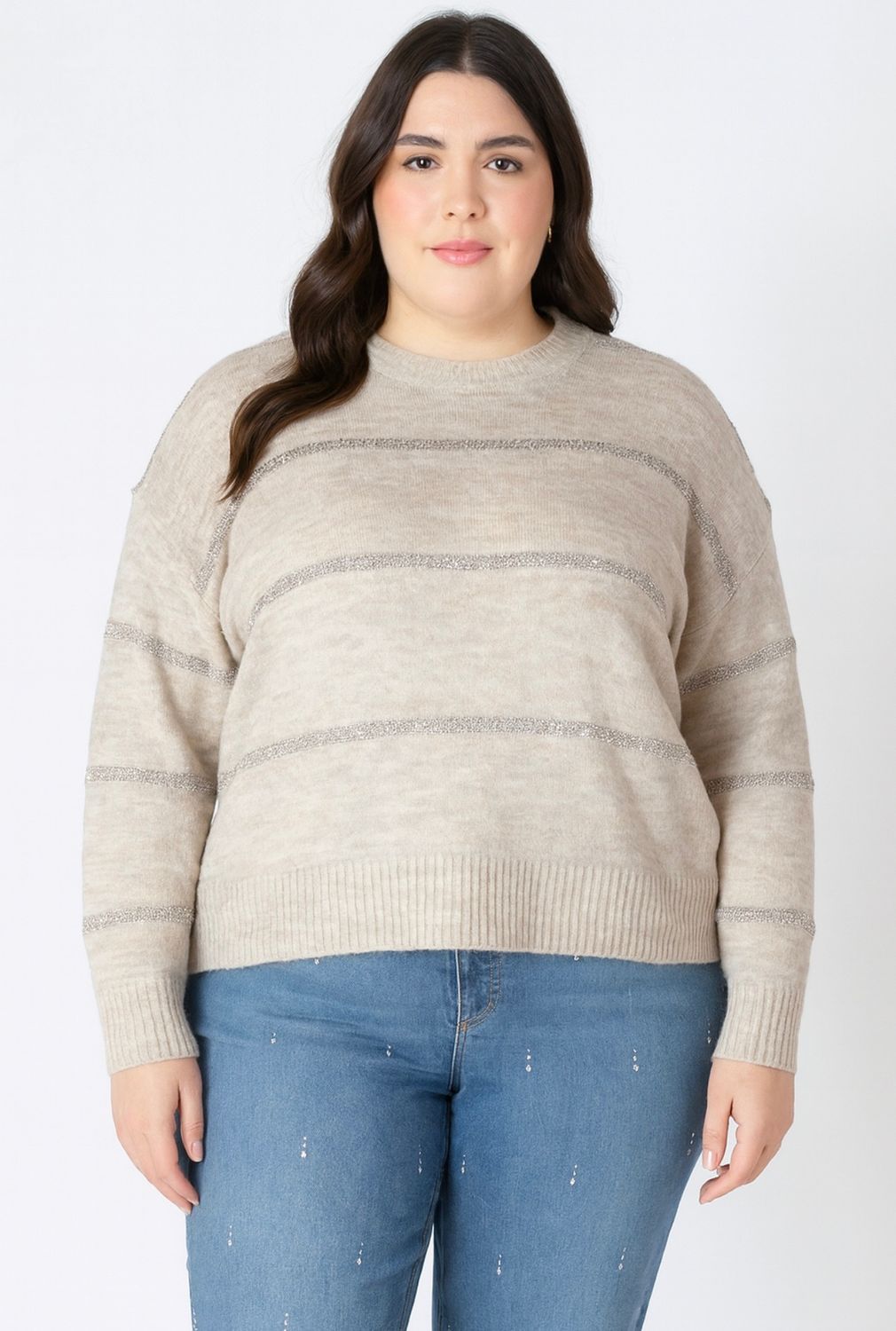 Sequin Stripe Sweater