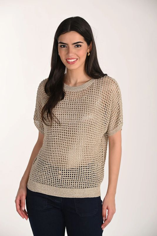 Simmer Open Stitched Top