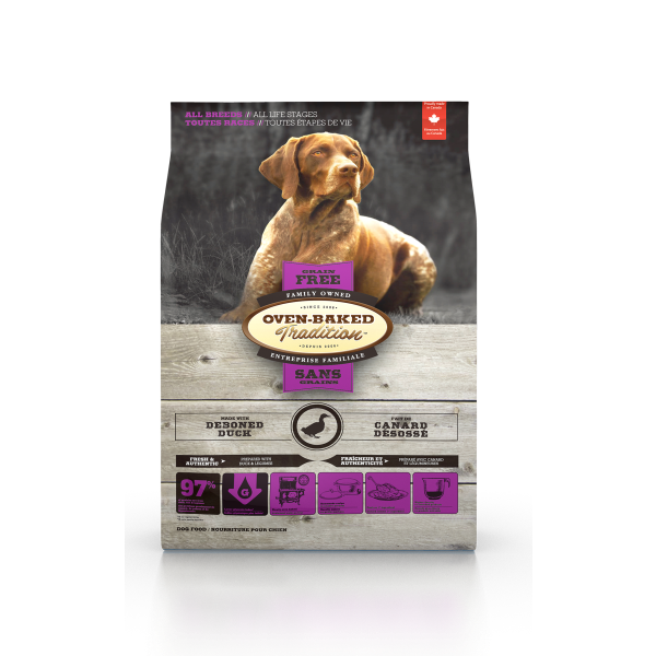 Oven Baked Tradition All Breeds All Life Stages Grain Free Duck Dog 5lb