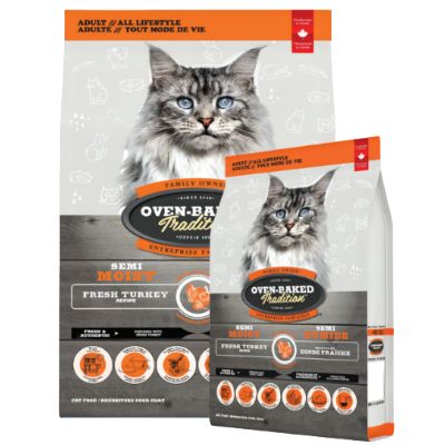 Oven Baked Tradition Cat Semi-Moist Turkey 5 lb
