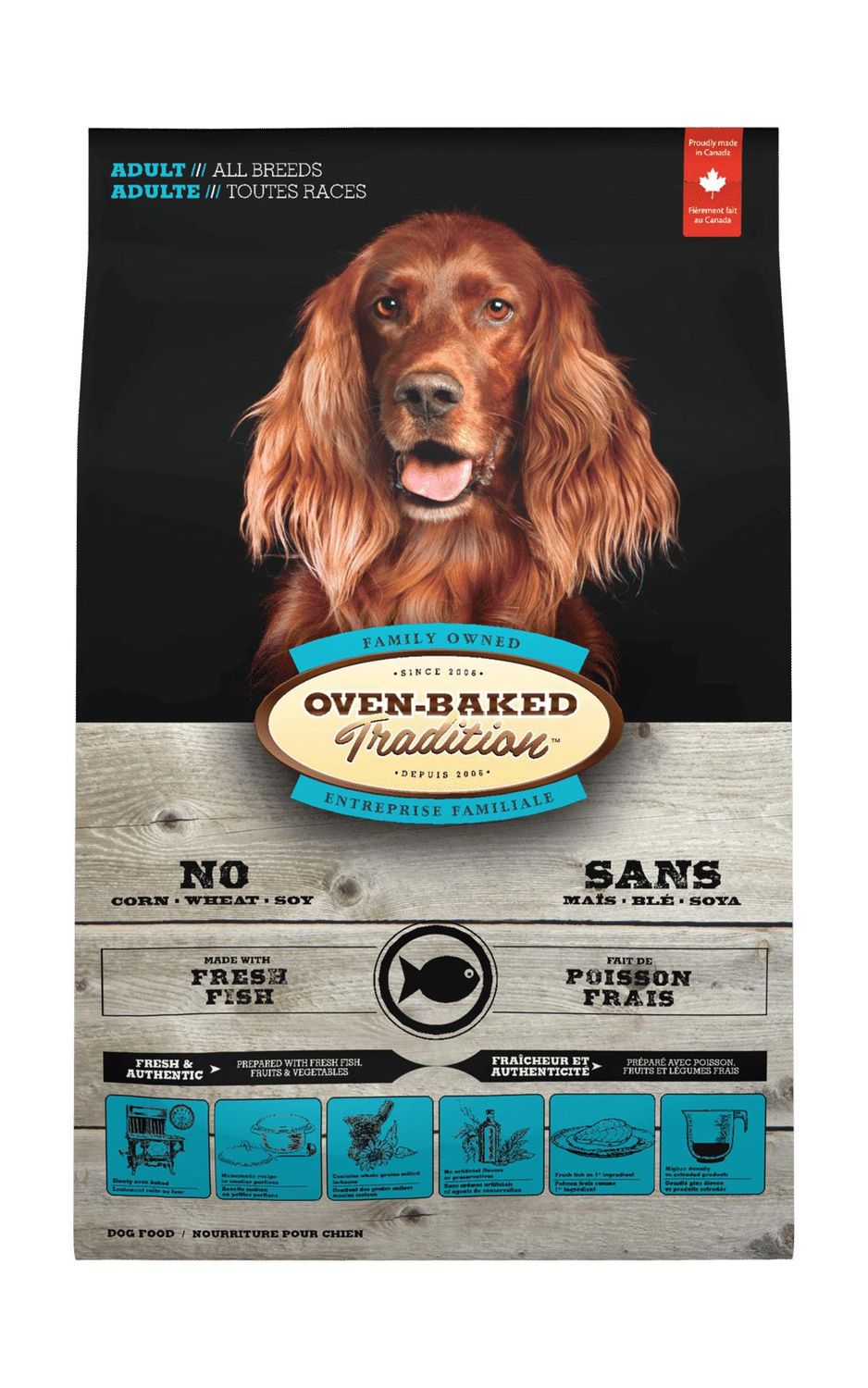 Oven Baked Tradition Dog Food  Fish 25 lbs