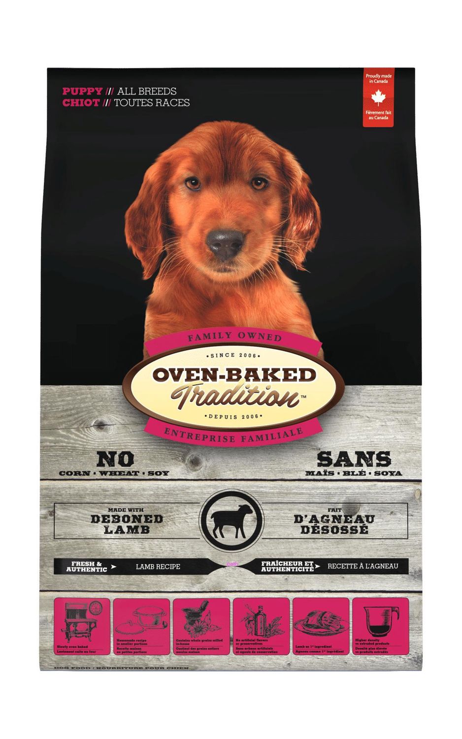 Oven Baked Tradition Dog Food Puppy Lamb 23 lbs