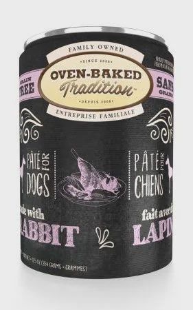 Oven Baked Tradition Grain Free Rabbit Pate Dog 12.5z