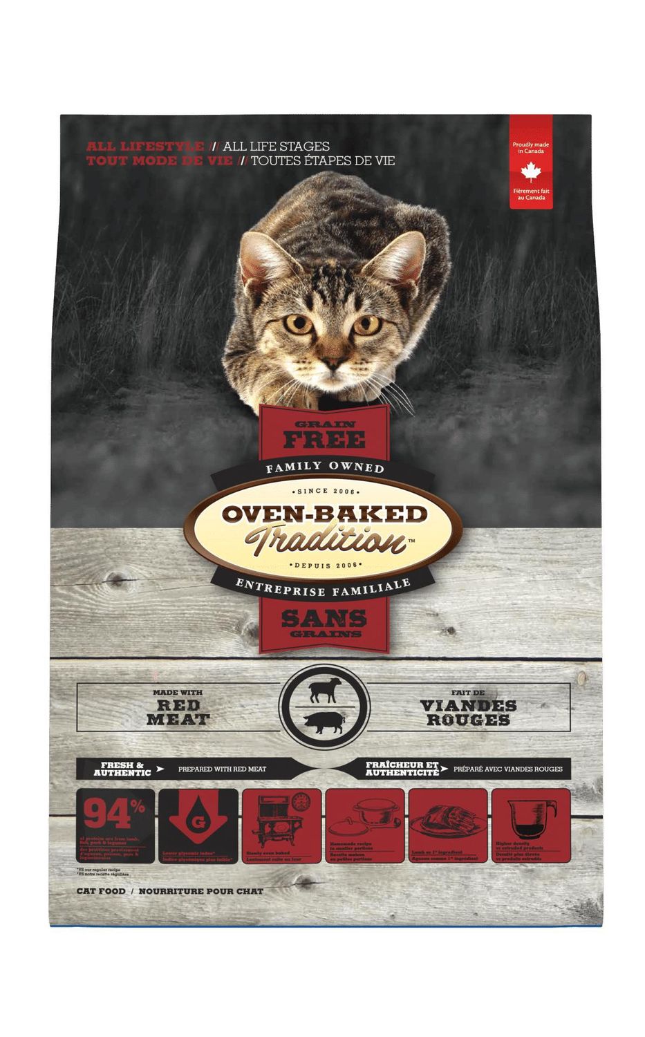 Oven Baked Tradition Grain Free Red Meat Cat 5lb