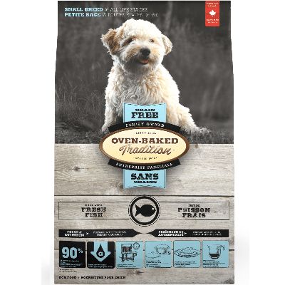 Oven Baked Tradition Small Breed All Life Stages Grain Free Fish Dog 2.2lb