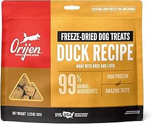 ORIJEN Free-Run Duck Freeze-Dried Dog Treats 92g