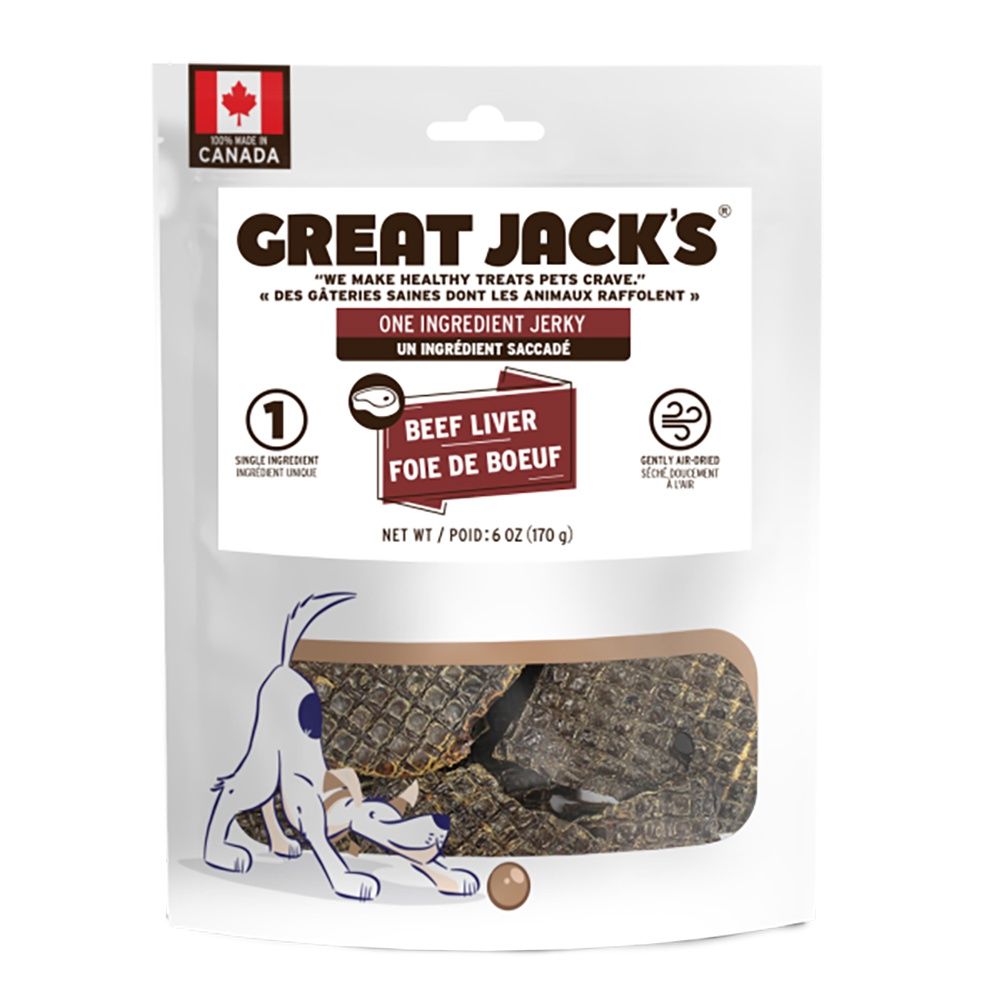 Great Jack&#39;s - One Ingredient Jerky - Beef Liver