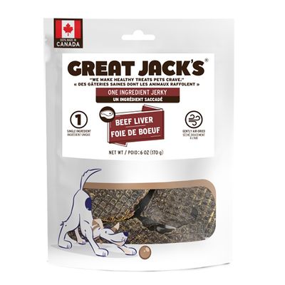 Great Jack&#39;s - One Ingredient Jerky - Beef Liver