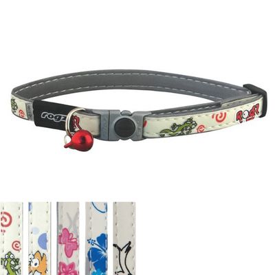 GlowCat Safety Release Collar Blue Floral