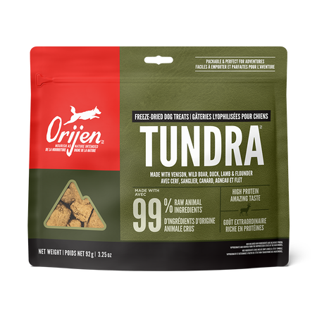 ORIJEN Tundra Freeze-Dried Dog Treats 92g