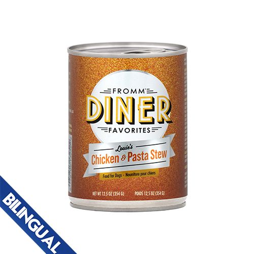 Fromm® Diner Favorites Louie&#39;s Chicken &amp; Pasta Stew Wet Dog Food 1 x 12.5 oz
