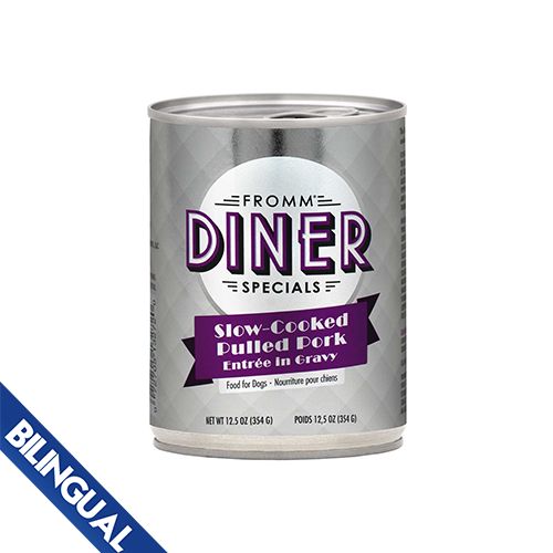 Fromm® Diner Specials SlowCooked Pulled Pork Entrée in Gravy Wet Dog Food 1 x 12.5 oz