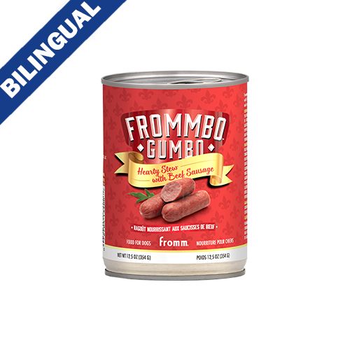 Fromm® Frommbo™ Gumbo Hrty Stew with Beef Sausage Wet Dog Food 1 x 12.5oz