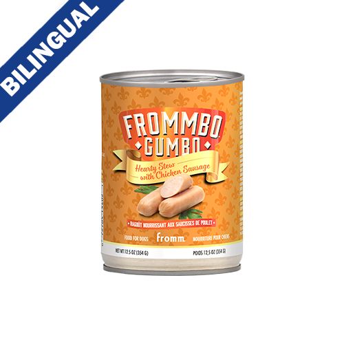 Fromm® Frommbo™ Gumbo Hrty Stew with Chicken Sausage Wet Dog Food 1 x 12.5oz