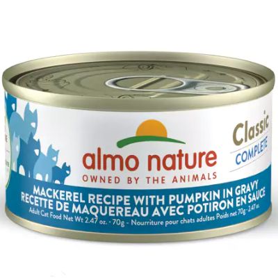 Almo Classic Complete Cat Food - Mackerel Recipe With Pumpkin In Gravy 1x70g