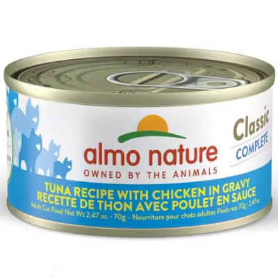 Almo Classic Complete Cat Food - Tuna Recipe With chicken In Gravy 1x70g