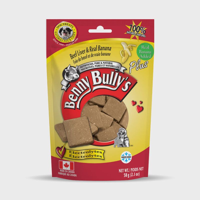 Benny Bully Liver Plus Banana Dog 58g