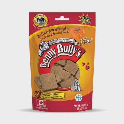 Benny Bully Liver Plus Pumpkin Dog 58g