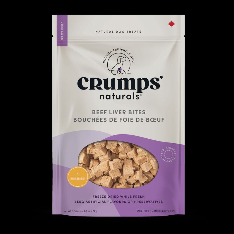 Crumps Beef Liver Bites Dog 155g