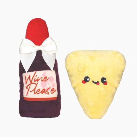 Hugsmart Meow Buddies Kitten Party 2pk - Cheese &amp; Wine
