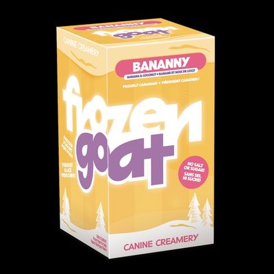 Frozen Goat BANANNY - Banana &amp; Coconut / Banane et Noix de Coco - 1 x 100 mL