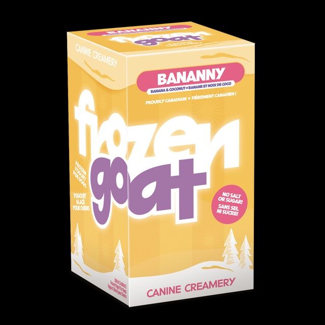 Frozen Goat BANANNY - Banana &amp; Coconut / Banane et Noix de Coco - 1 x 100 mL