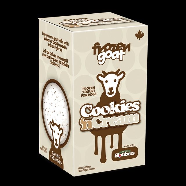Frozen Goat Cookies N Cream / Biscuits et Crème - 1 x 100 mL